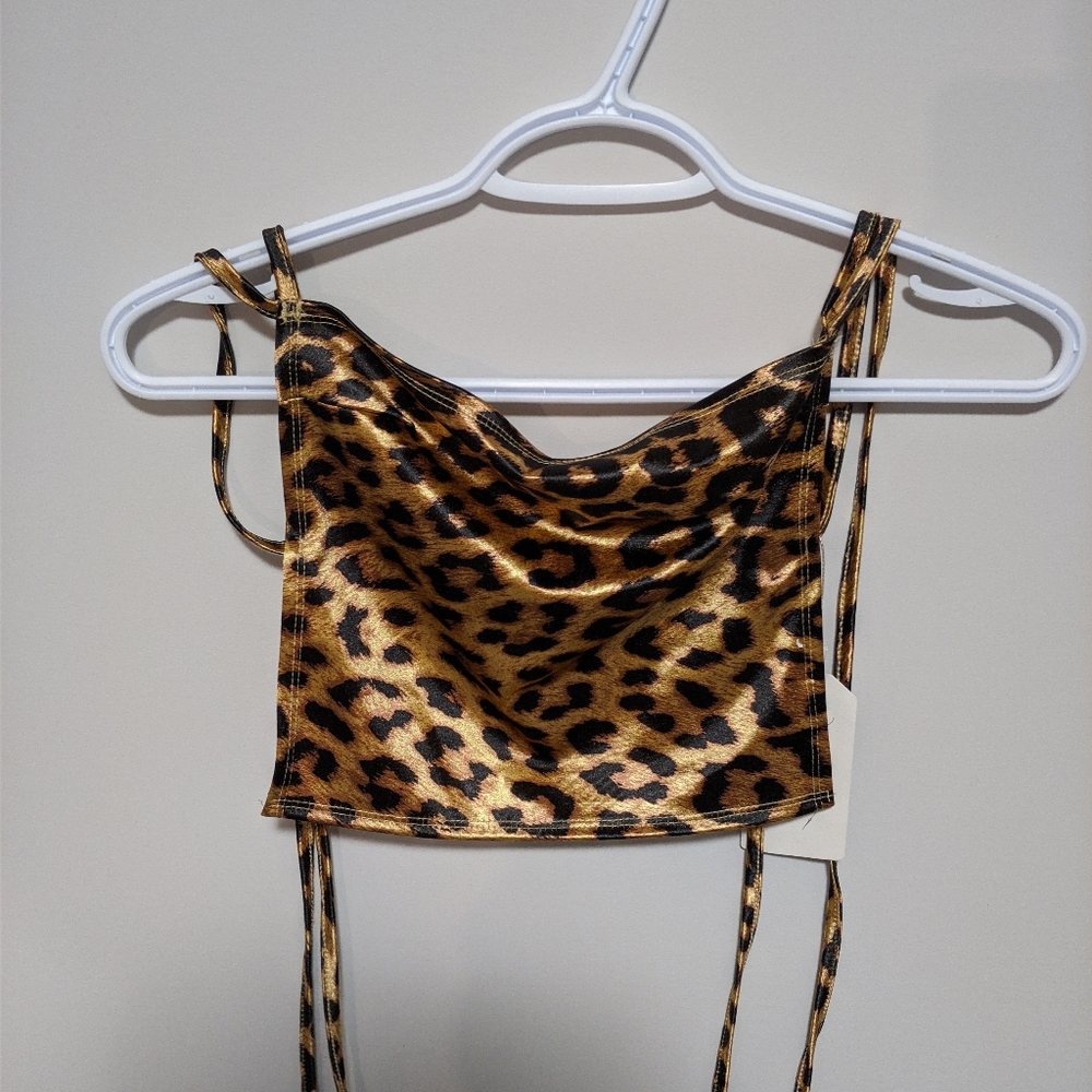 Cheetah Print Crop Top
